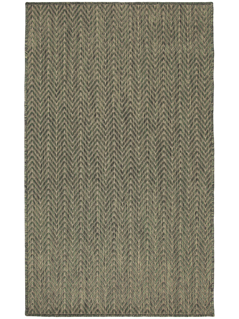 Horizon Indoor/Outdoor HOZ02 Green 3' x 5' Rug