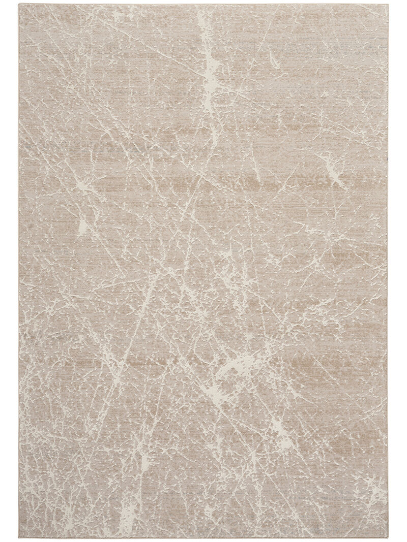 Exhale EXL02 Mocha/Ivory 3'11" x 5'11" Rug