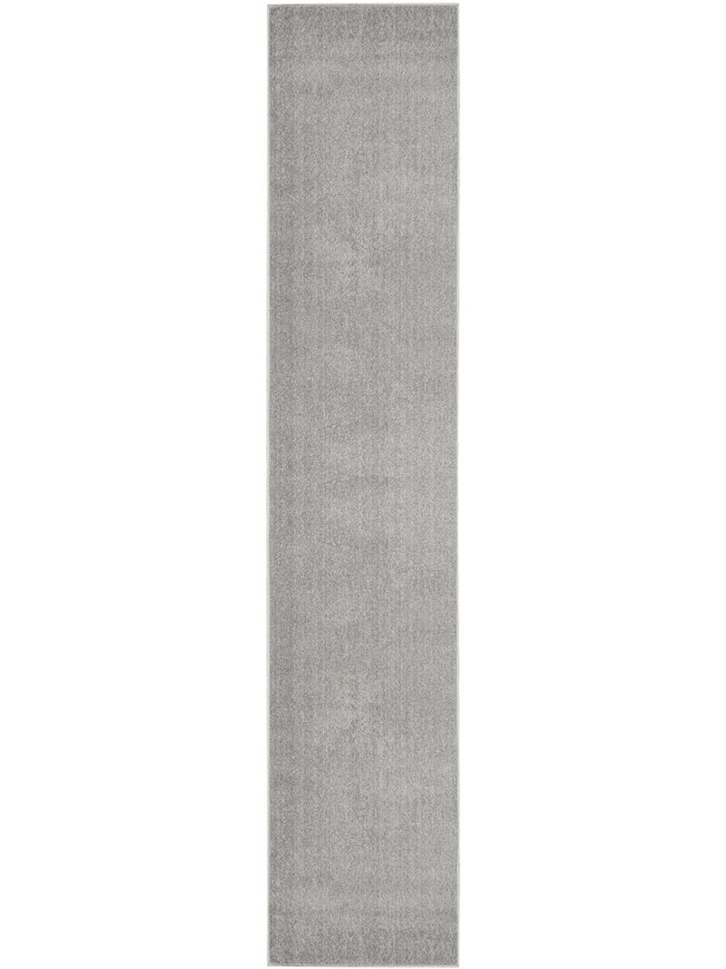 Nourison Essentials NRE01 Silver/Gray 2' x 4' Rug image number 0