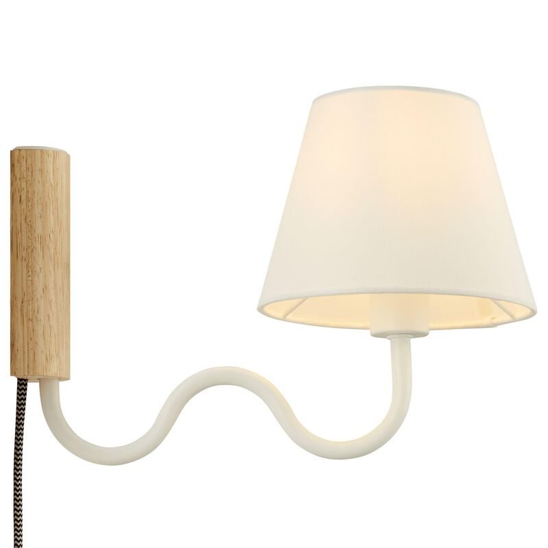 Sunlit Squiggle Arm Wall Sconce image number 8
