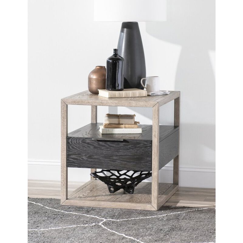 Legacy Classic Halifax End Table (Two Tone, 1 Floating Drawer)