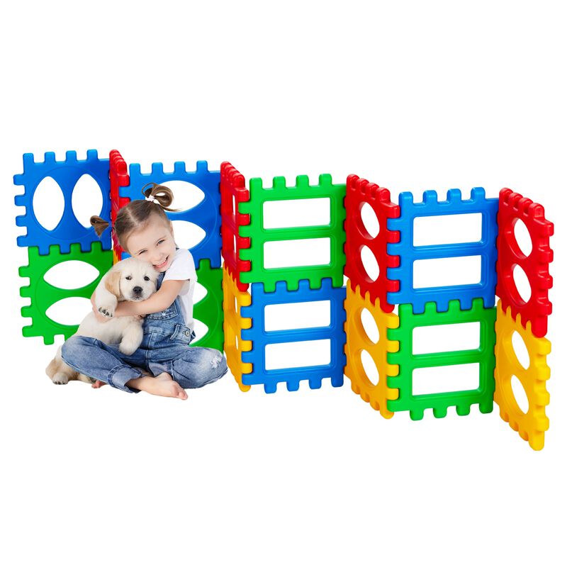 Educational Big Waffle Block Set for Kids &ndash; 32 Pieces-Multi image number 5
