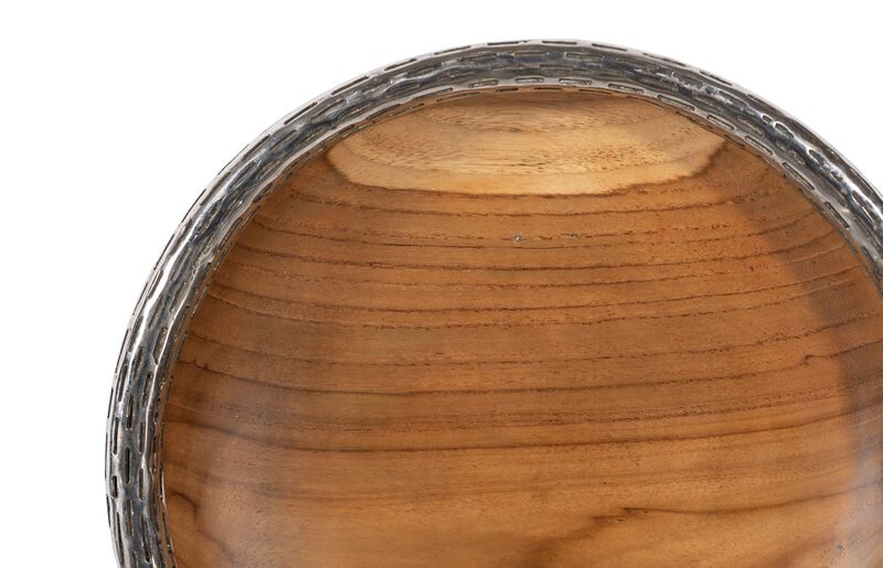 Teak Wood Bowl Small Wall Art