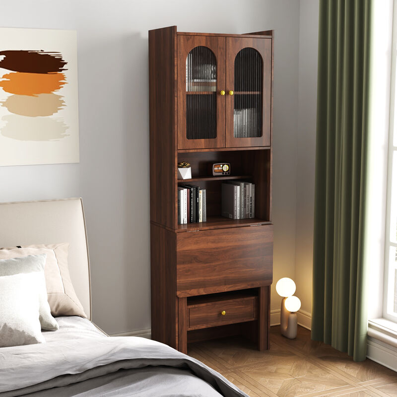 Gwafto Fold-Out  Desk Cabinet image number 3