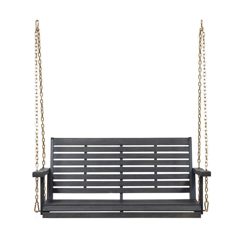 Merax Swing Chair Bench Patio Wooden Porch Swing