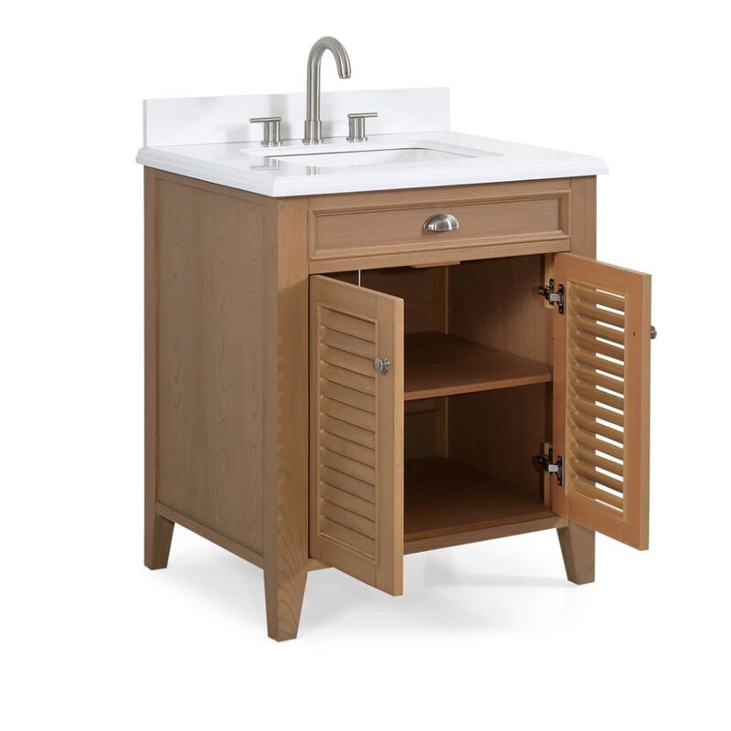 30 Inch Contemporary Style Wood Finish Kalani Bathroom Vanity image number 3