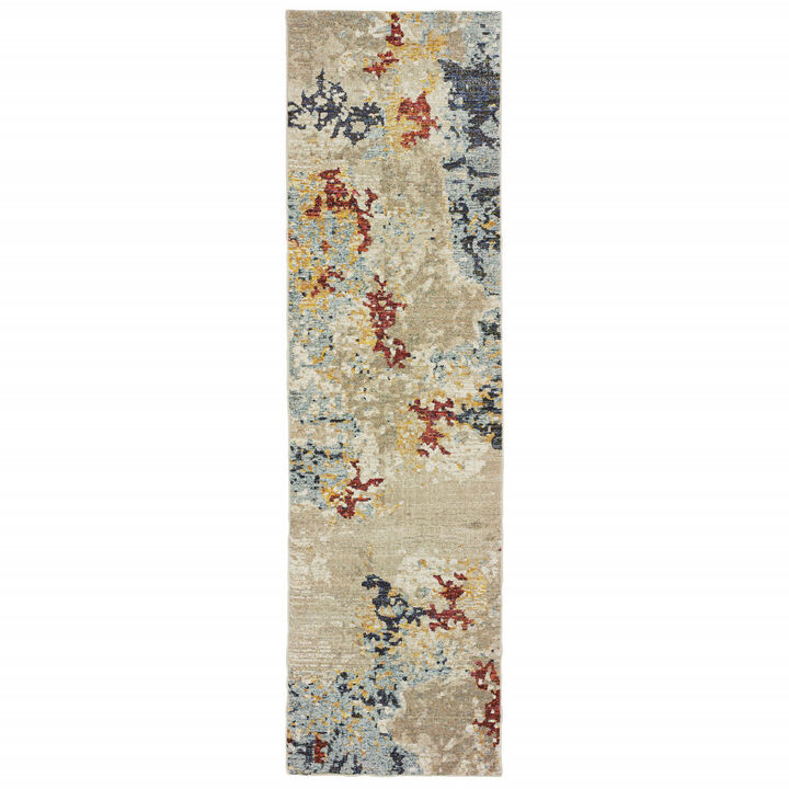 HomeRoots Abstract Runner Rug