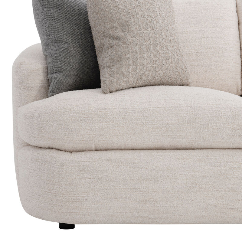 Jules Fabric Sofa image number 4