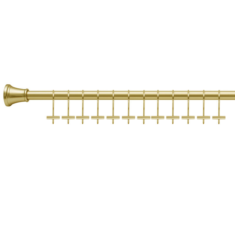 Metal Shower Curtain Hooks, Set of 12 image number 4