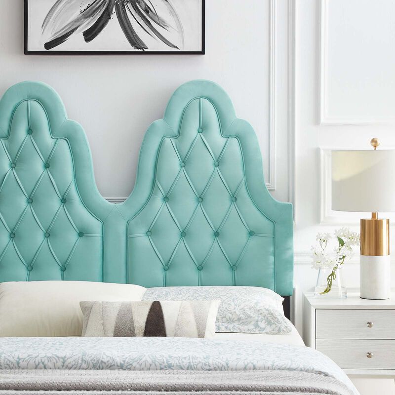 Modway - Augustine Tufted Performance Velvet Twin Headboard image number 1