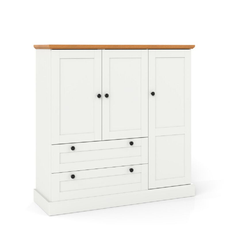 Multi-Purpose Kitchen Storage Cabinet – Buffet Sideboard with 3 Doors & 2 Drawers