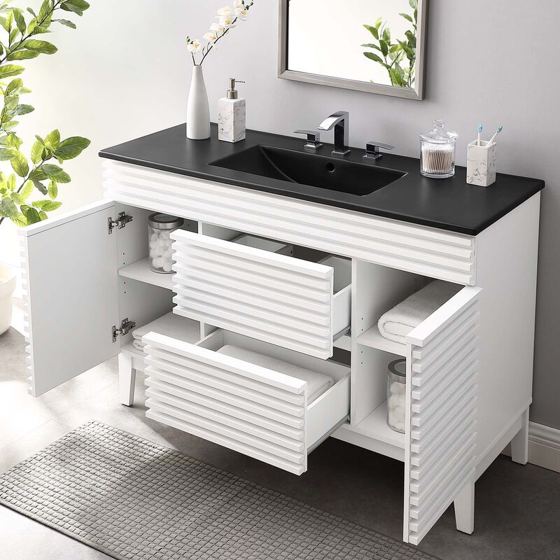 Render 48" Single Sink Bathroom Vanity image number 1