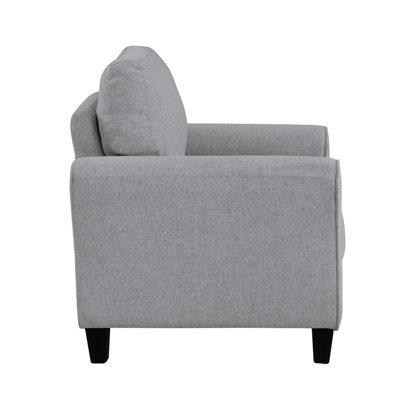 Streamdale Modern Upholstered Chair with Rounded Arms image number 2