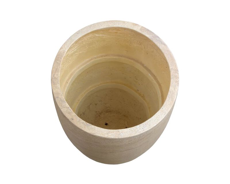 Aster Tall Travertine Look Planter image number 3