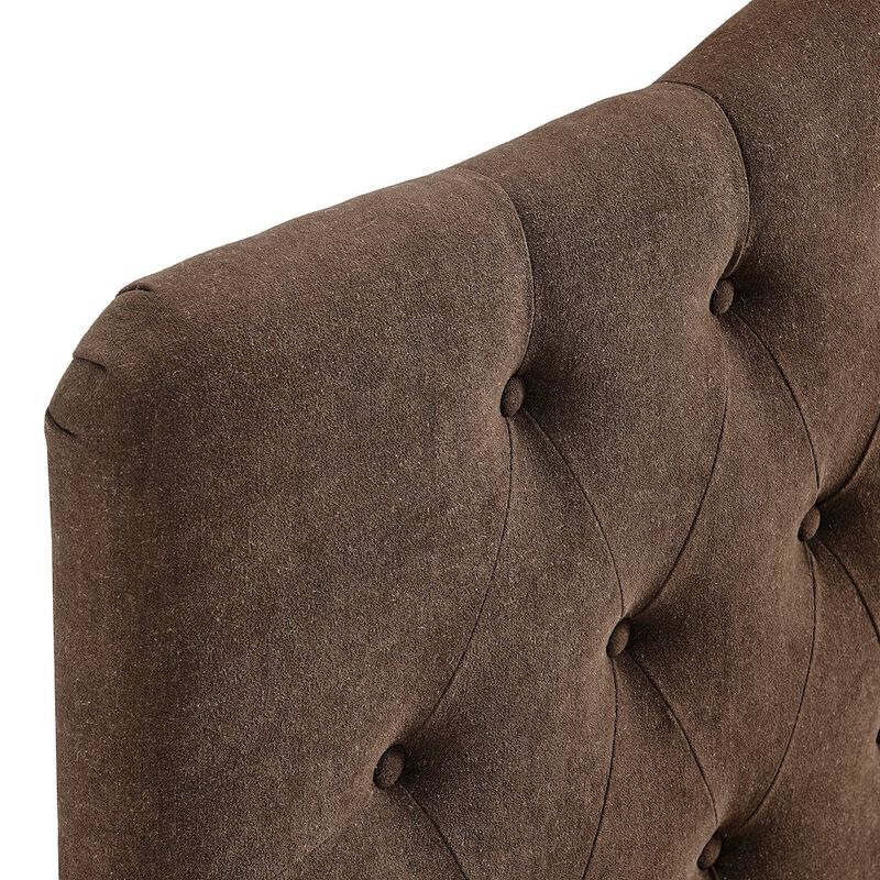 Annabel Premium Linen Blend Twin Headboard image number 5
