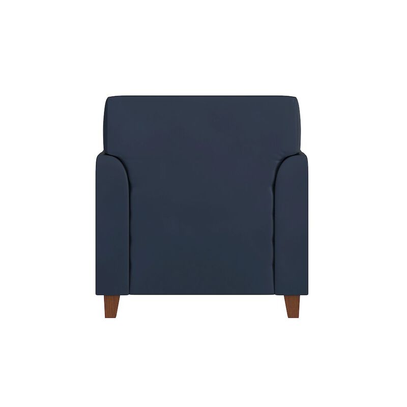 Flash Furniture HERCULES Diplomat Series Navy LeatherSoft Chair image number 2
