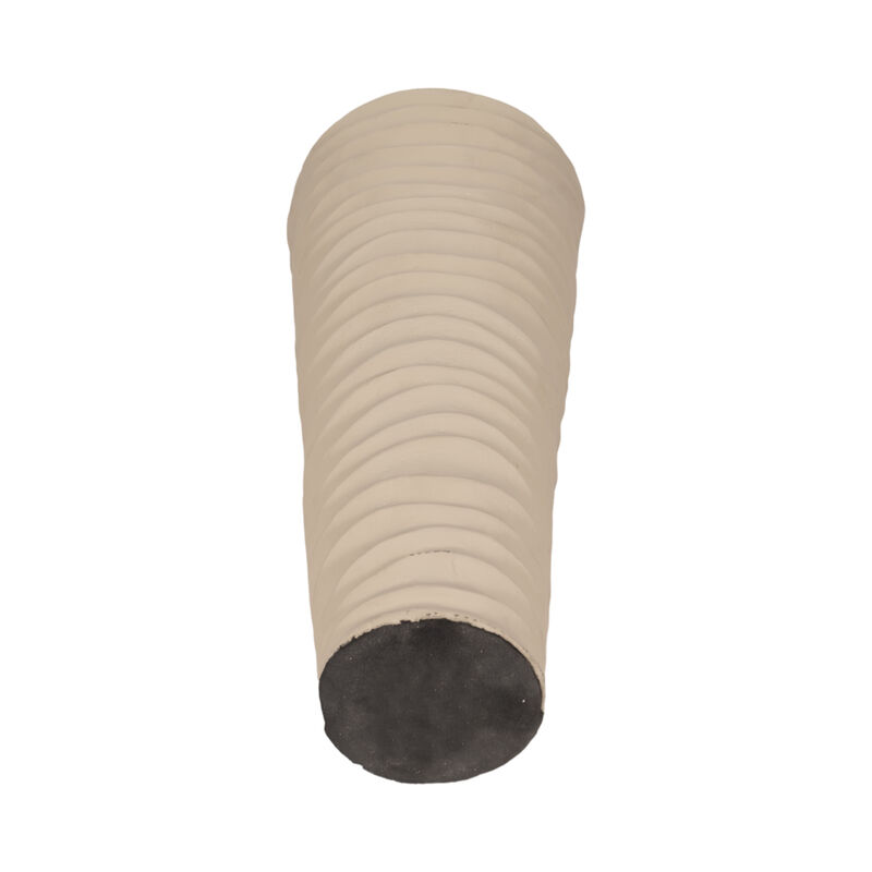 Metal 18" Rugged Vase, Ivory image number 5