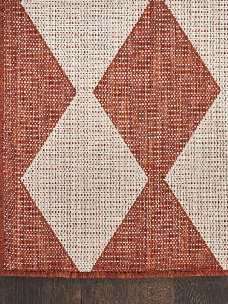 Positano POS04 Terracotta 2'2" x 8' Rug image number 3