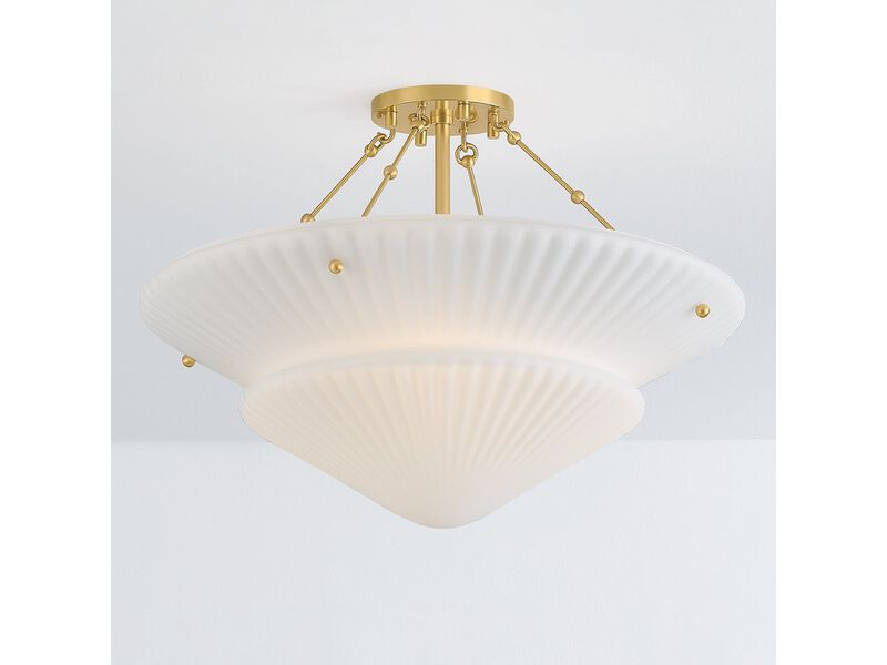 Loburn Semi Flush Mount Light image number 1