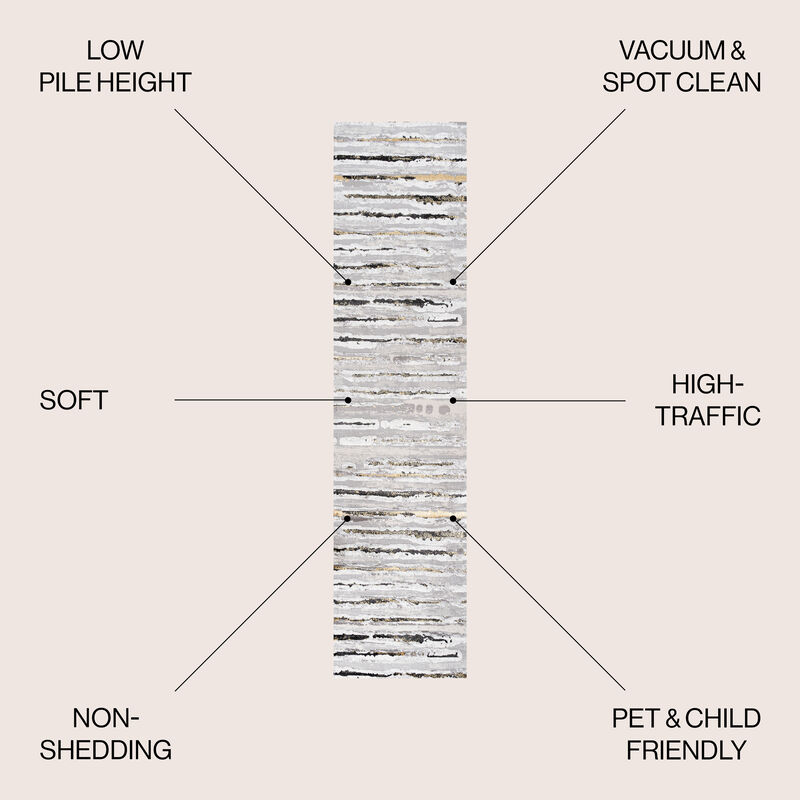 Batten Modern Stripe Area Rug