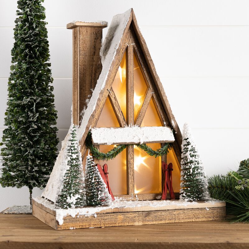 Ski Lodge Christmas Décor for Winter Cabin, Mountain Retreat, and Holiday Styling