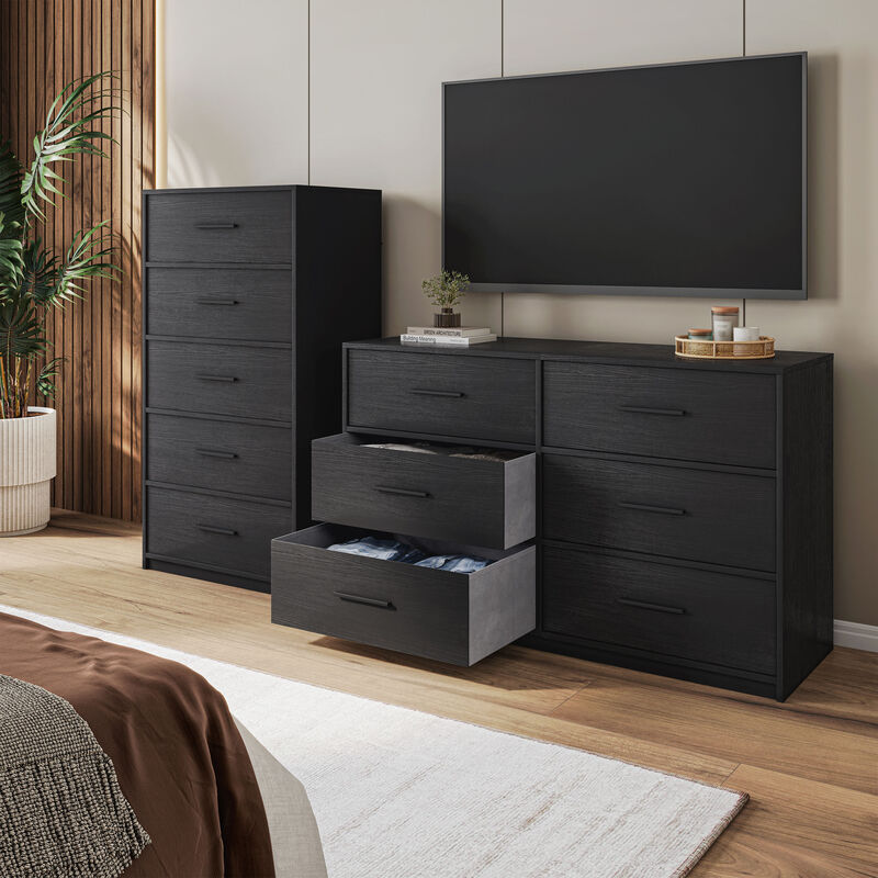 Stofto Large Fabric Drawers Dresser image number 1