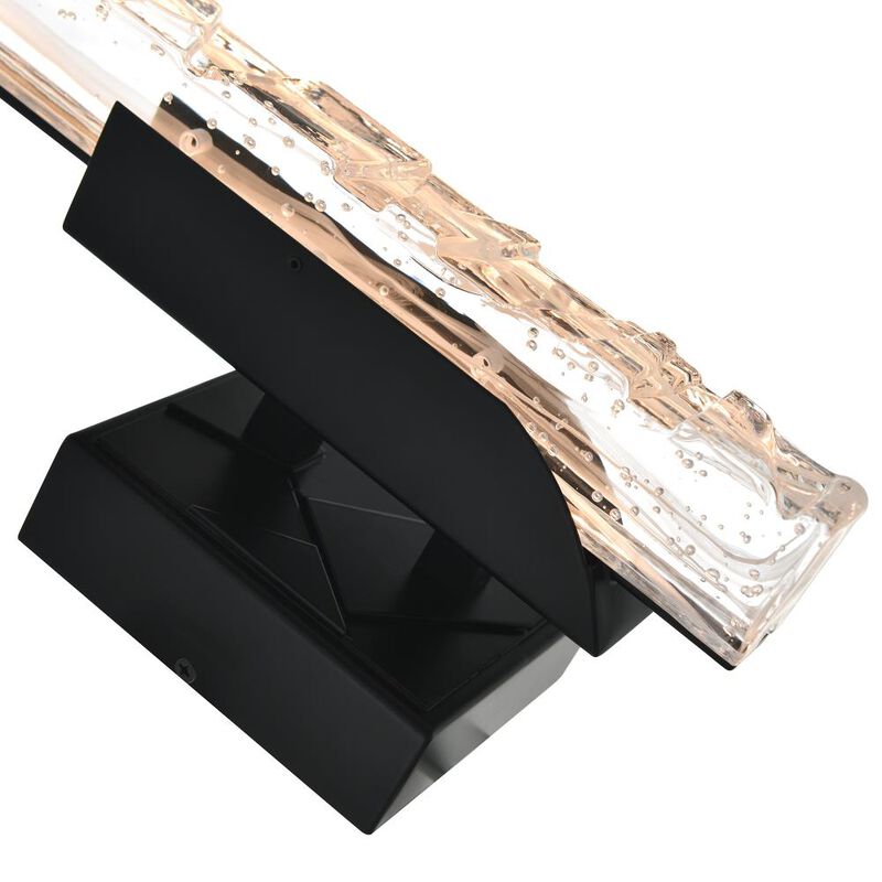 Valira Integrated LED Black Wall Light