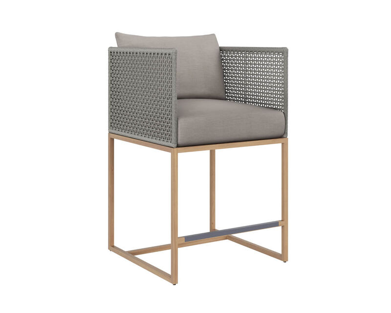 Crete Palazzo Taupe Counter Stool image number 0
