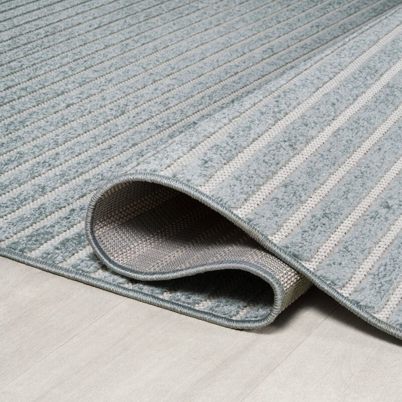 Aarhus Minimalist Scandi Striped Area Rug