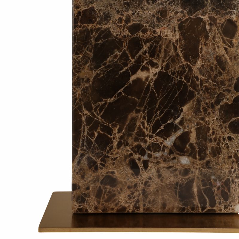 26x16" Rectangle Marble Lamp, Light Brown image number 5