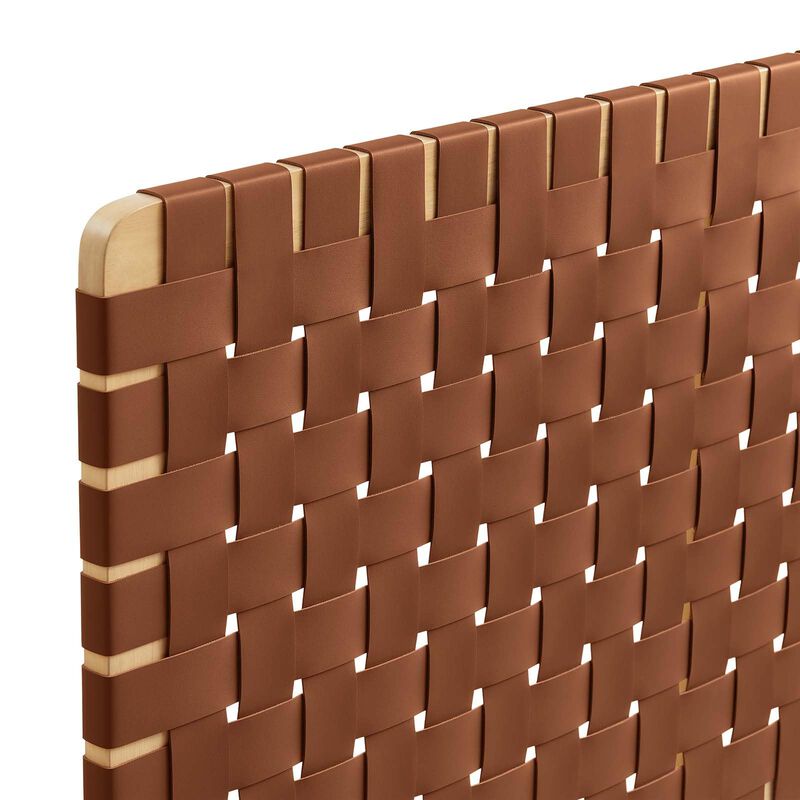 Sparta Weave Vegan Leather Queen Headboard image number 5