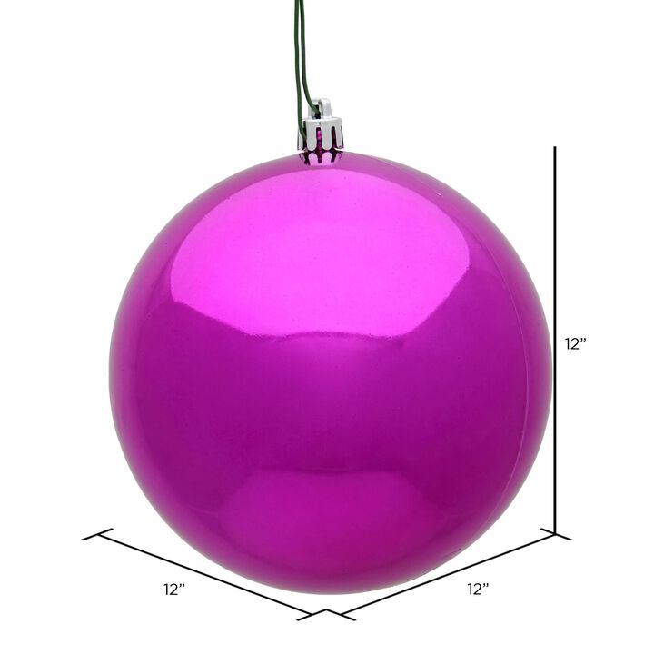 Vickerman Fuchsia Shiny Ball UV Drilled Cap -