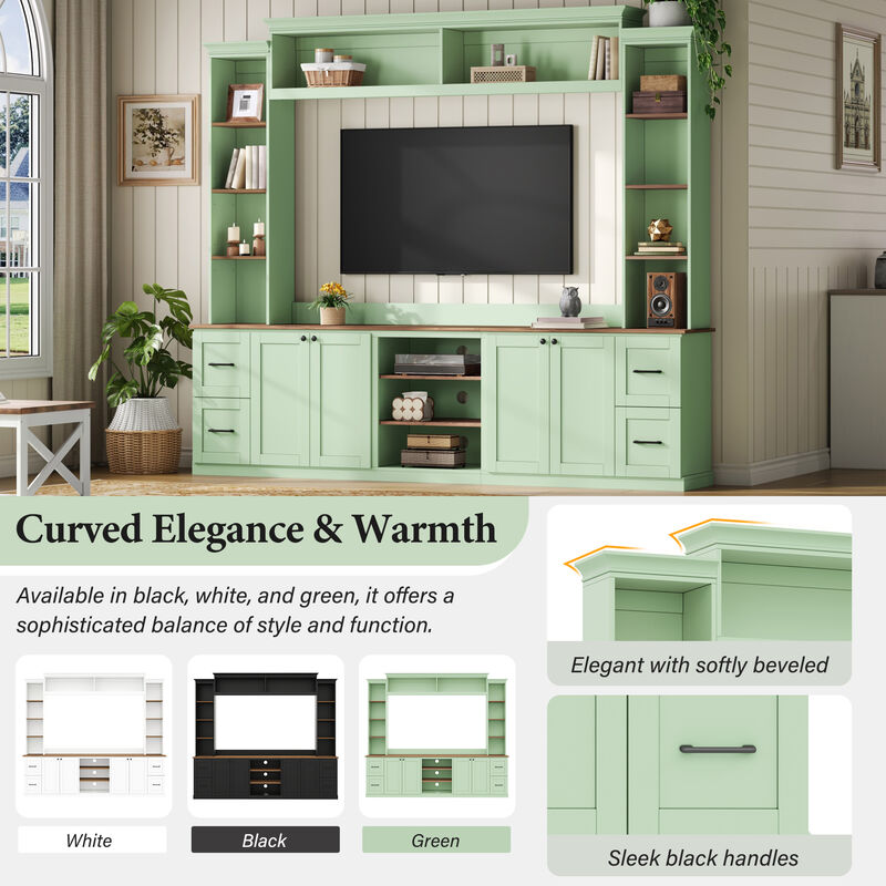 Balfid  Farmhouse Large TV Stand image number 2