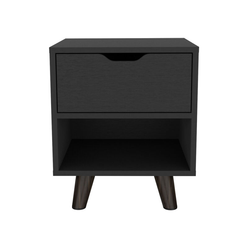 Streamdale Nightstand Carleen, Bedroom, Black image number 1