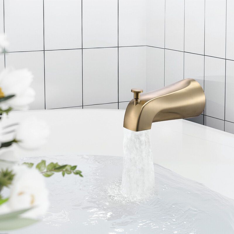 Complete Tub Shower Set with Rainfall Head, Handheld Spray and Tub Spout image number 1