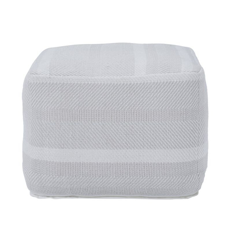 Renwil Renaud Pouf In Grey Color