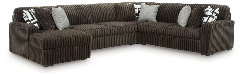 Midnight-Madness 4-Piece Sectional with Chaise image number 0