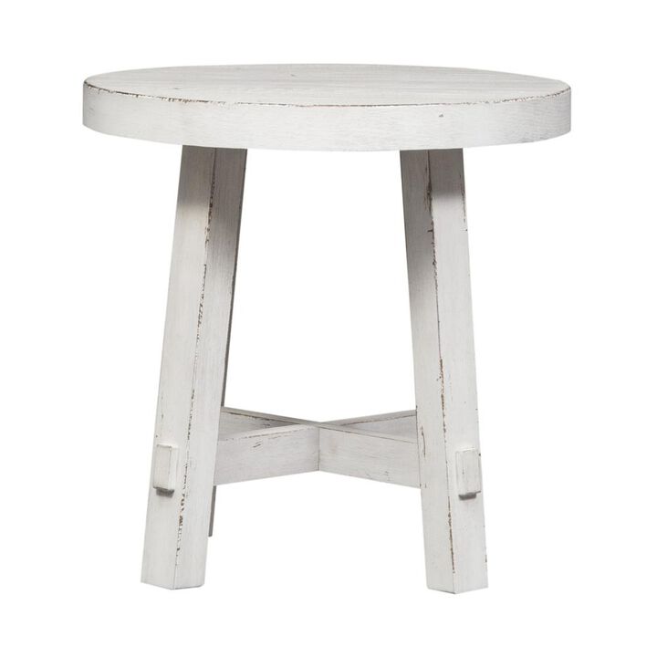 Liberty Furniture Splay Leg Round End Table