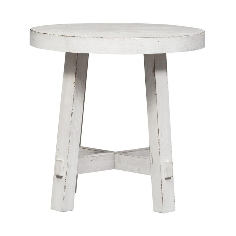 Liberty Furniture Splay Leg Round End Table image number 0
