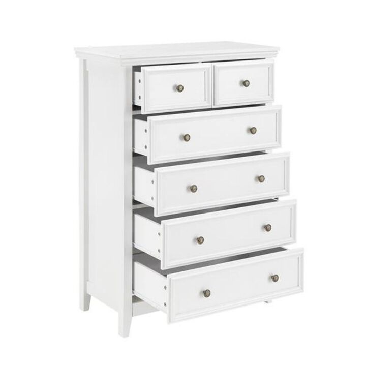 Modern 6-Drawer Dresser Chest of Drawers for Closet Organization & Storage