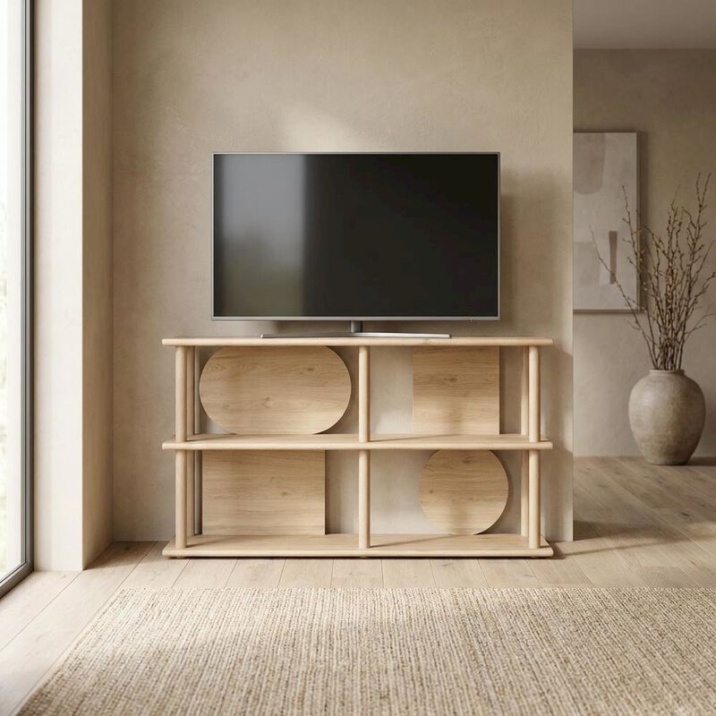 55-Inch Console Table in Elegant Finish with Sturdy Construction image number 4