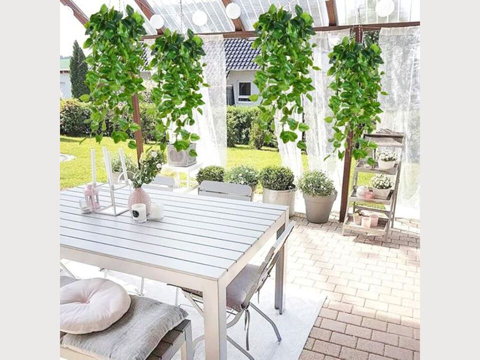 4 Piece Artificial Hanging Vine Plants Outdoor Home Decor Vines