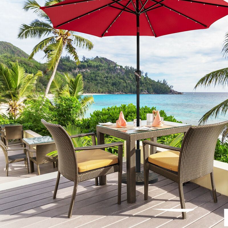 Mondawe 27 lbs Patio Market Umbrella Base Stand