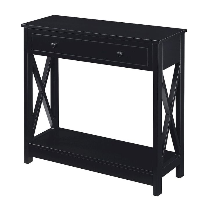Convenience Concepts Oxford 1 Drawer Entryway Hall Table with Shelf