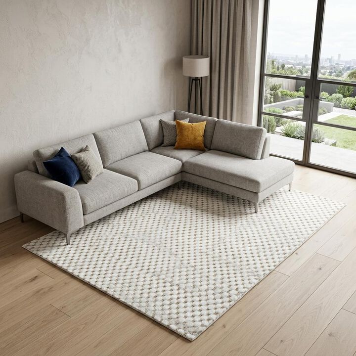 HomeRoots Geometric Area Rug