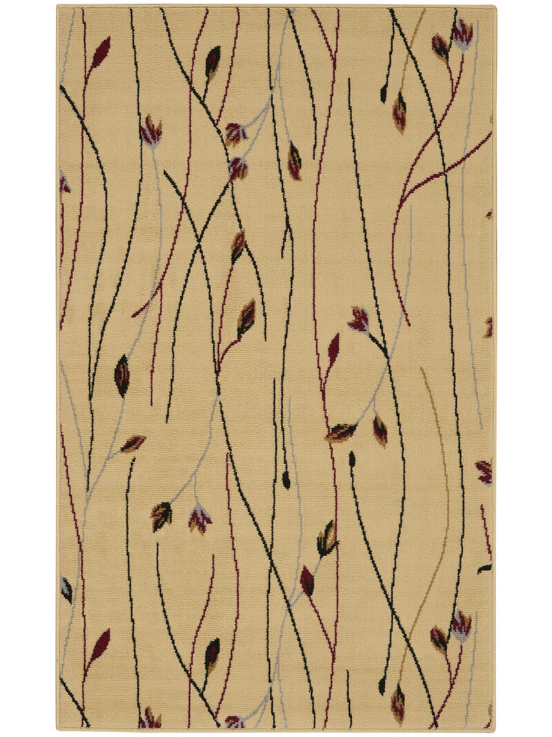 Grafix GRF15 Cream 3' x 5' Rug