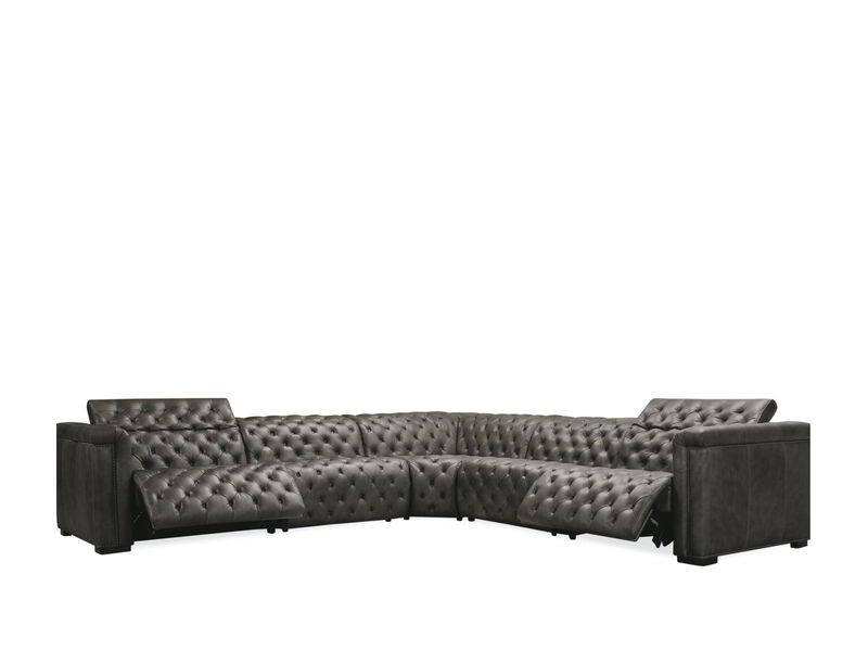 Savion Grandier 5-Piece Power Reclining Sectional with Power Headrest image number 1