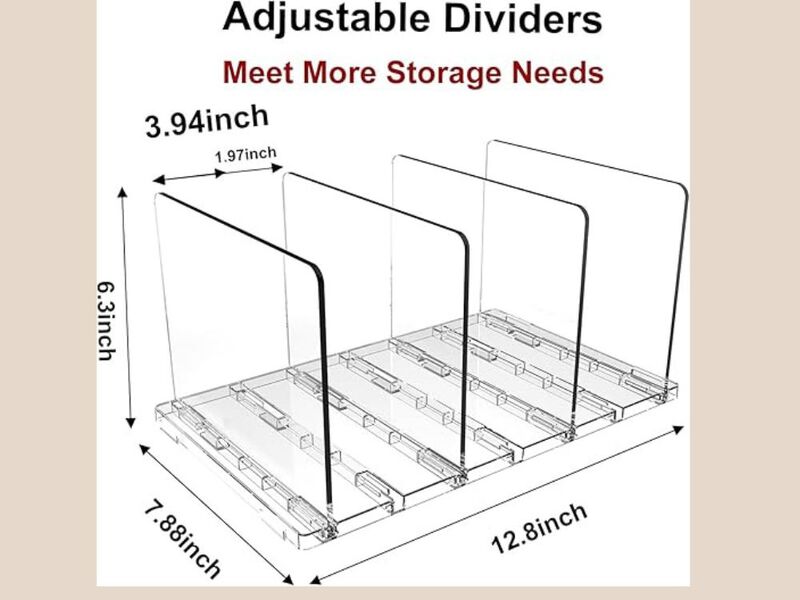 Shoe Organizer Closet Storage Clear Kids Rack Holder Stackable image number 2