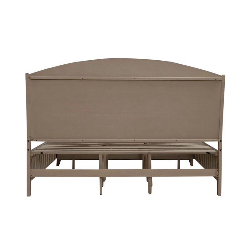 Liberty Furniture Avalon King Panel Storage Bed Frame with Footboard Drawer image number 3