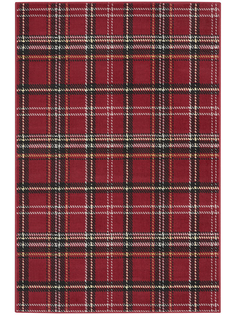 Grafix GRF03 Red 3'9" x 5'9" Rug